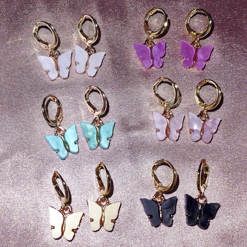 Butterfly Drop Earrings