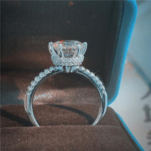 Load image into Gallery viewer, 925 Sterling Silver CZ Stone Promise Ring - Land of the Luxury