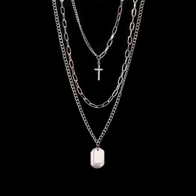 Multi-Layer Long Chain Necklace